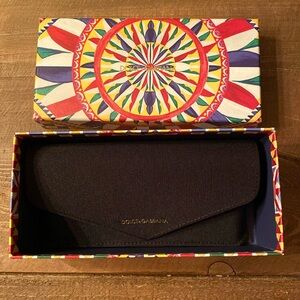 Dolce & Gabbana black glasses case